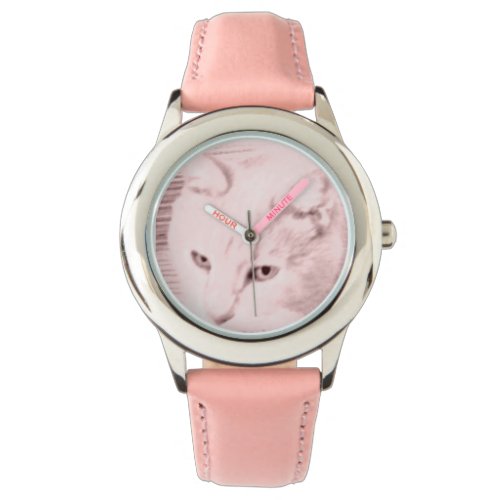 Kids adorable Creamy the Cat watch