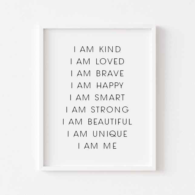 Kids affirmation print (Creator Uploaded)