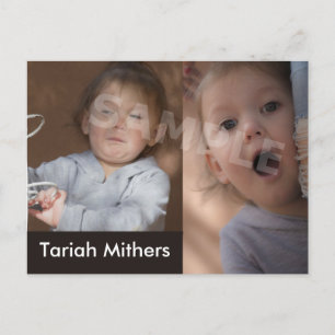 Kids Affordable Headshots 2-Sided Postcard