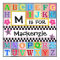Kids Alphabet Art 24x24 Personalized