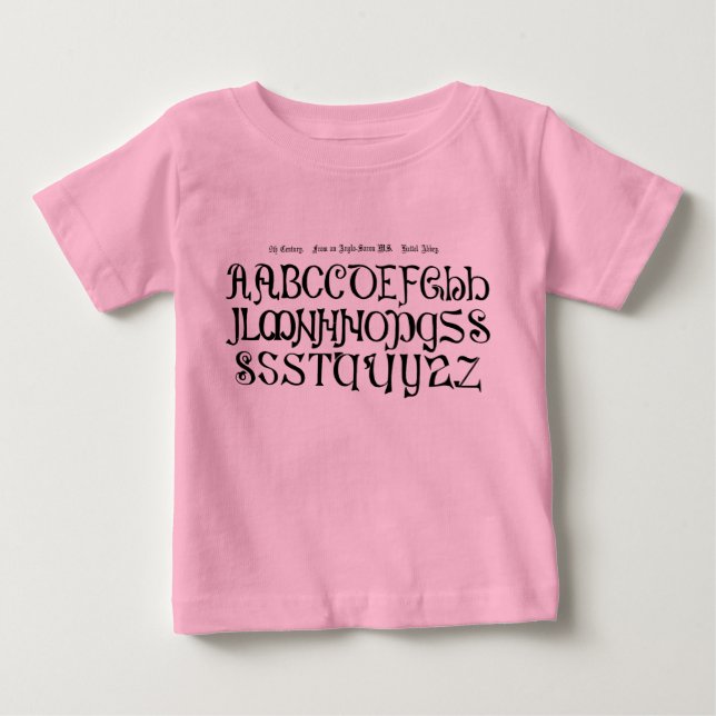 Kid's Alphabet Shirt (Front)