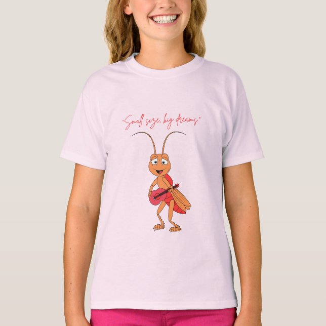 Kids Ant T-Shirt – Little Worker, Big Heart (Front)