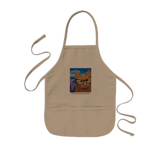 kids apron beige (Front)