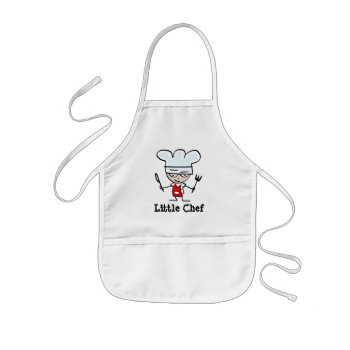 Kids Apron For Little Chef Cook | Customizable by cookinggifts at Zazzle