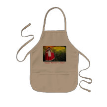 kids apron. Happy Mother's Day.
