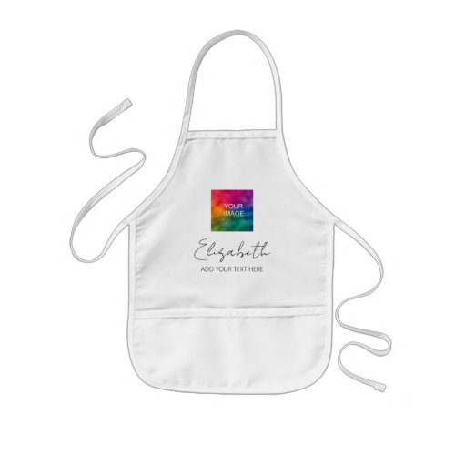 Kids Aprons Your Text Name Photo Here Girls Boys