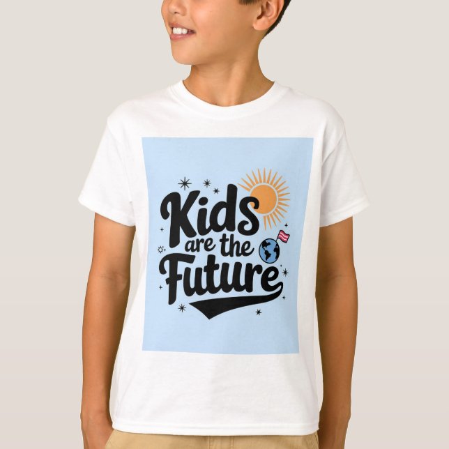 kids are the future design T-Shirt (Front)