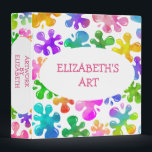 Kids Art Children's Artwork Artist Keepsake 3 Ring Binder<br><div class="desc">Kids Art Children's Artwork Artist Keepsake</div>