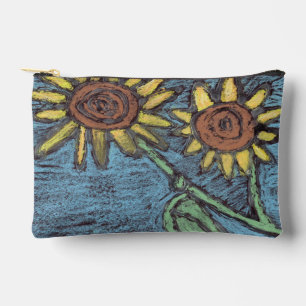 Kids Art for CHOC - Sunflowers Forever Accessory Pouch