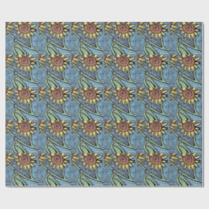 Kids Art for CHOC - Sunflowers Forever Wrapping Pa Paper