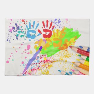 Kid's Art  Kitchen Towel