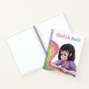 Kids Art Sketchbook Are You Bored? Notebook