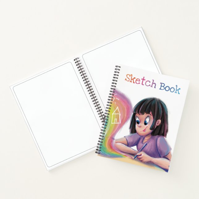 Kids Art Sketchbook | Are You Bored? Notebook (Inside)