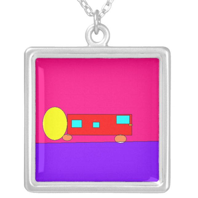 Kids Art Van Necklace (Front)