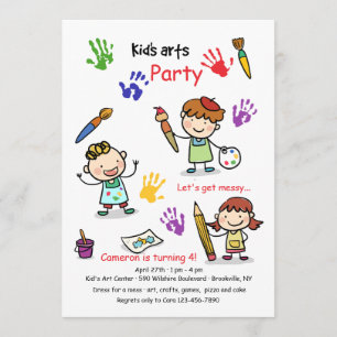 Kid's Arts Invitation