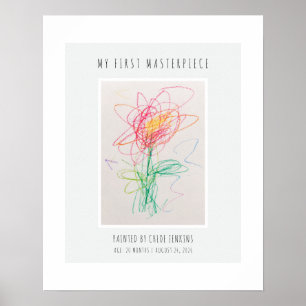 Kids Artwork Display Custom Wall Art Photo Poster