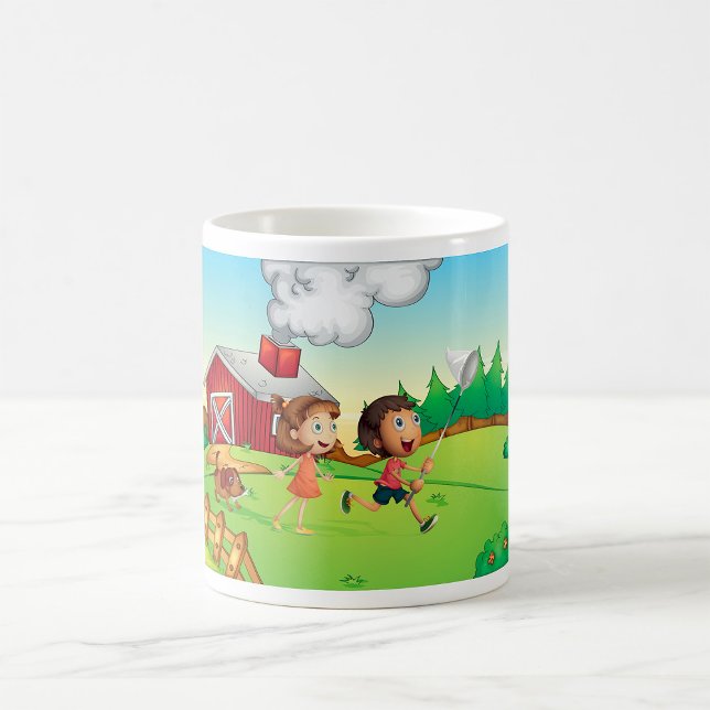 Kids At A Farm Coffee Mug (Creator Uploaded)