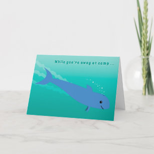 Kids at Camp Porpoise or Dolphin Dive In! Card