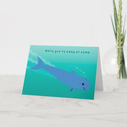Kids at Camp Porpoise or Dolphin Dive In Card