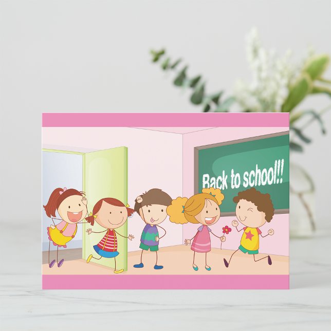 Kids At School Invitations (Creator Uploaded)