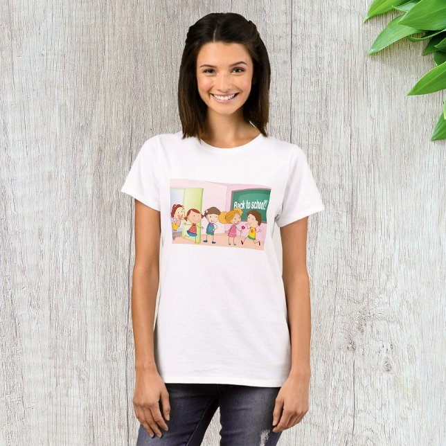 Kids At School Womens T-Shirt (Creator Uploaded)