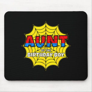 Kids Aunt Of The Birthday Boy Sder Theme Party Mat Mouse Pad