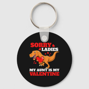 Kids Auntie Valentines Day For Aunt Is My Valentin Keychain