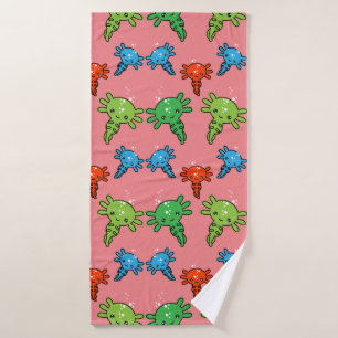 Kids Axototl Salamander Bath Towel