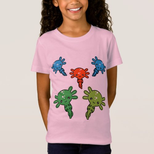 kids Axototl Salamander T_Shirt