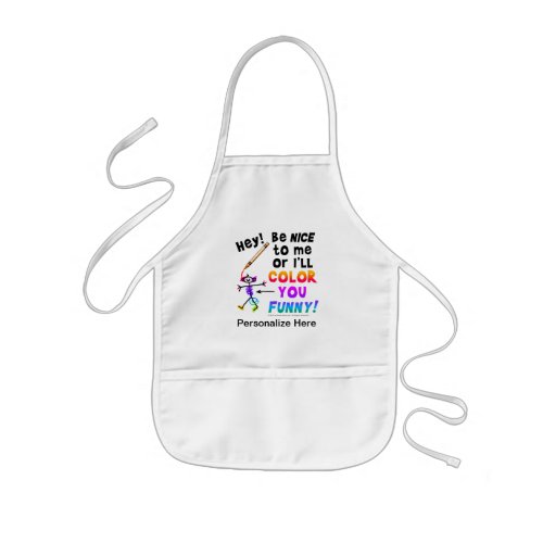 Kids Baby Bib Craft Apron _ Color You Funny