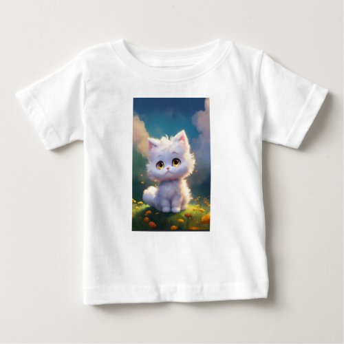 Kids Baby Collection _ Template Kitte Baby T_Shirt