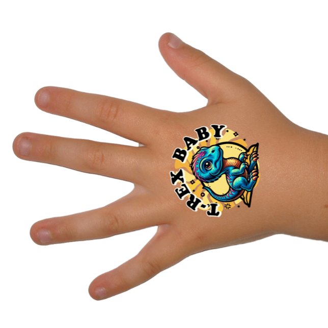 Kid's Baby T-Rex Temporary Tattoos (Creator Uploaded)