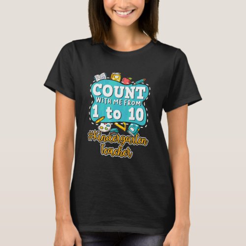 Kids Back To School Kindergarten Teacher Preschool T-Shirt