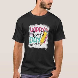 Kids Back To School Teachers Child Happy First Day T-Shirt