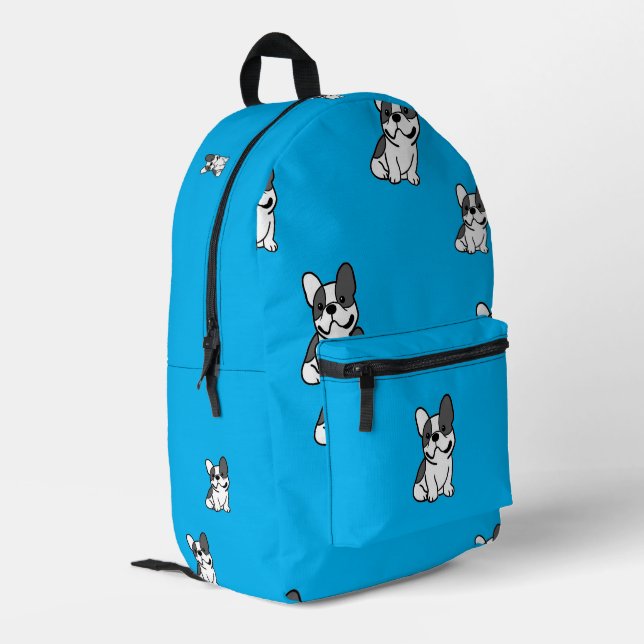 Kids Backpack dog - Print Cut Sew Backpack  (Back Corner Left)