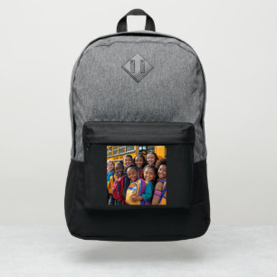Kids Backpacks Smiling Friends Back to School