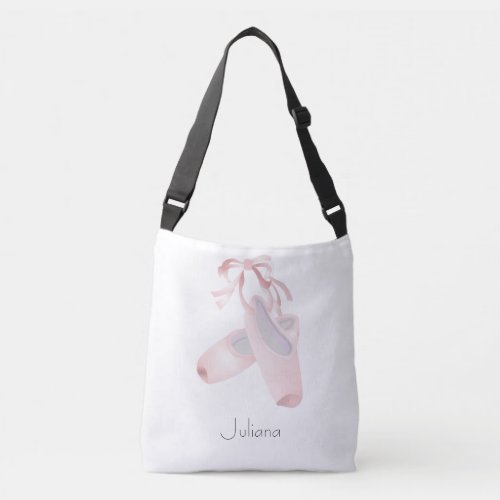 Kids Ballet Dance Personalized Crossbody Bag