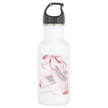 Kids Ballet Dance Personalized Stainless Steel Water Bottle by Specialtees_xyz at Zazzle