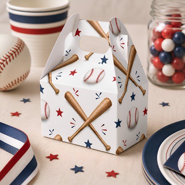Kids Baseball Favor Tags Boxes (Creator Uploaded)