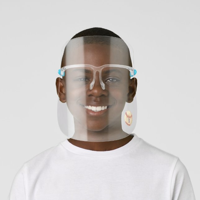 KIDS - Baseball w Initial Face Shields (Insitu)