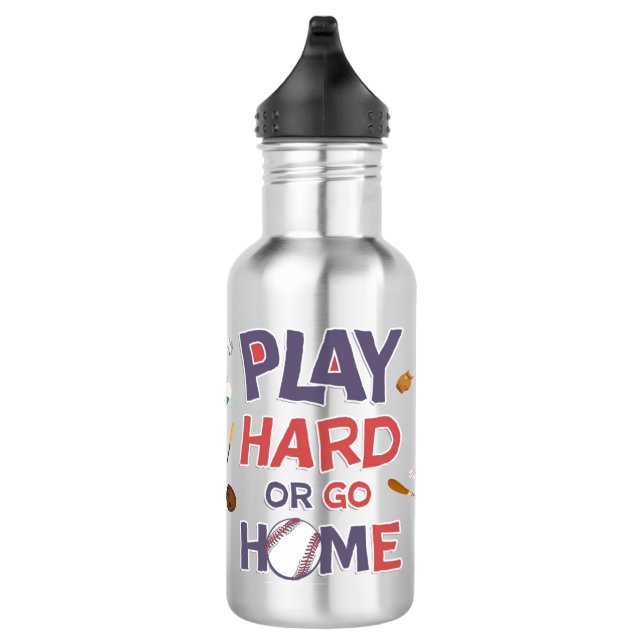 Kids Baseball Water Bottle – Personalized (Right)
