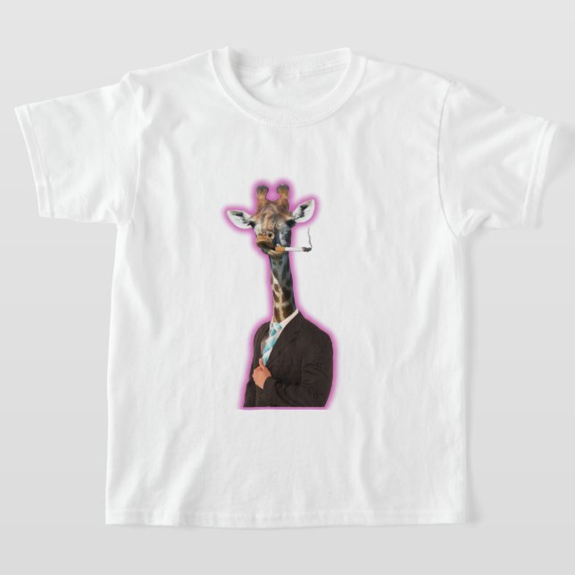 Kids Basic Giraffe T-Shirt (Laydown)