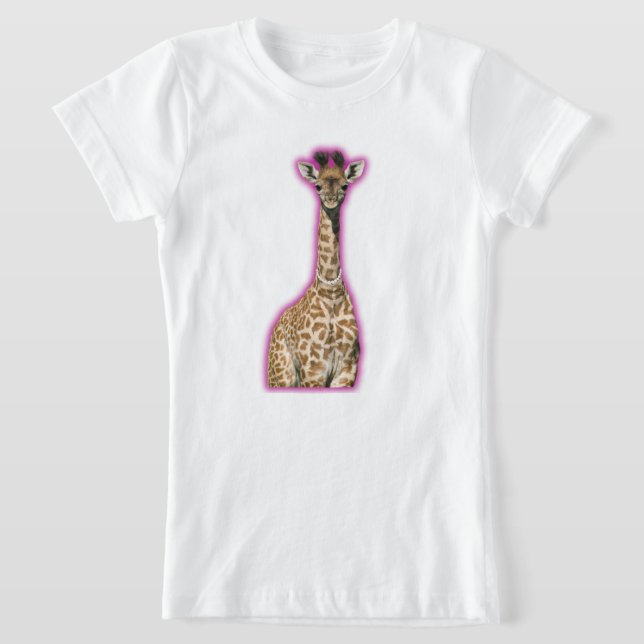 Kids Basic Giraffe T-Shirt (Laydown)