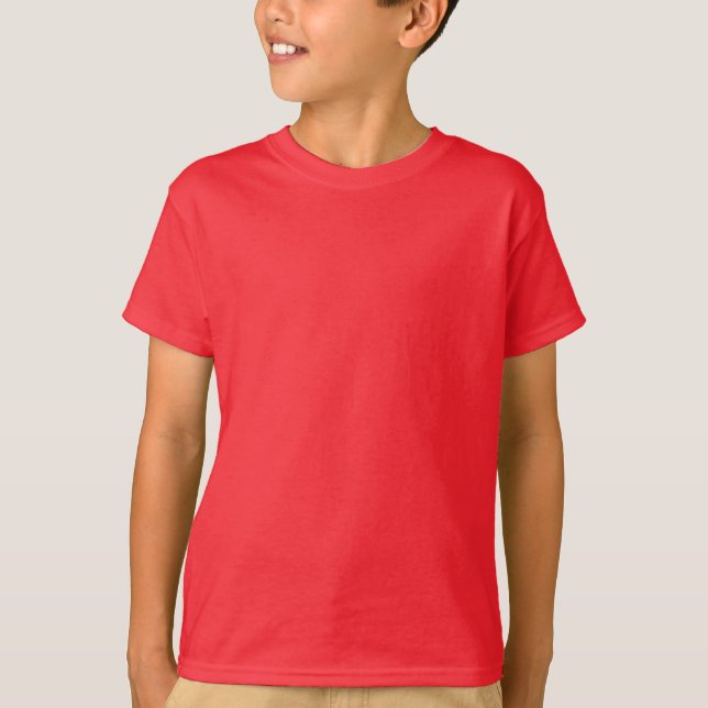 Kids' Basic Hanes Tagless ComfortSoft® T-Shirt (Front)