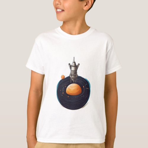 Kids Basic T_ShirtCelestial Gravitation Gravity T_Shirt