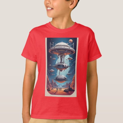 Kids Basic T_ShirtInterstellar Encounters Futuri T_Shirt
