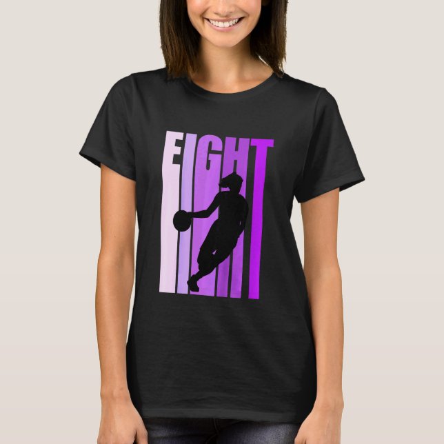 Kids Basketball Girl 8 Today Birthday Eighth 8th P T-Shirt (Front)