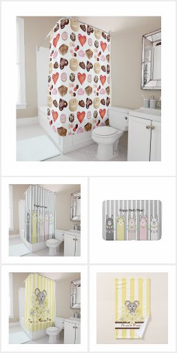 Kids Bathroom Decor: Shower Curtains, Mats, Towels