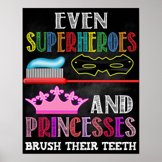 Kids Bathroom Poster (Front)