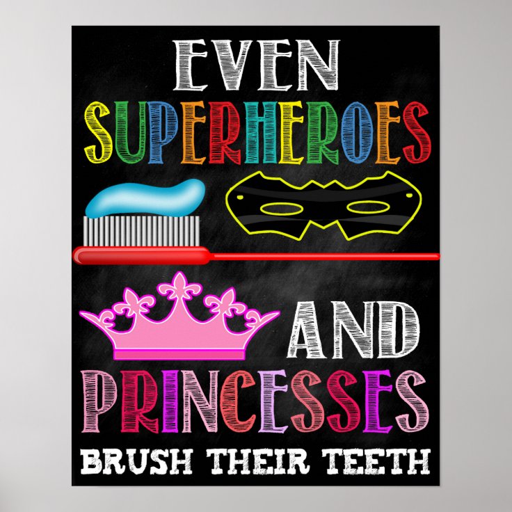 Kids Bathroom Poster | Zazzle
